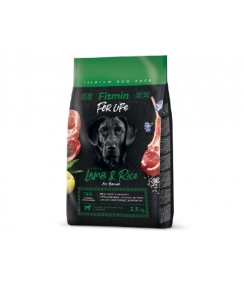 Fitmin For Life Adult Lamb&Rice 2,5kg