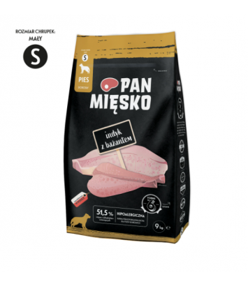 Pan Mięsko Indyk z bażantem S 9kg