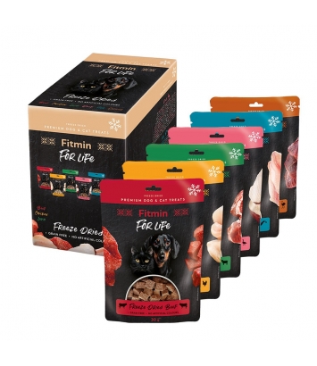 Fitmin For Life Dog & Cat Freeze Dried Multipack 6x30g