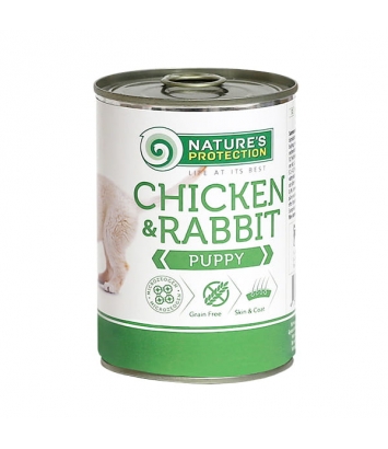 Nature's Protection Puppy Chicken & Rabbit 400g