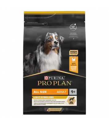 Purina Pro Plan Adult Light/Sterilised 3kg