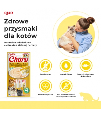 Churu Cat Tuna with Chese 4x14g