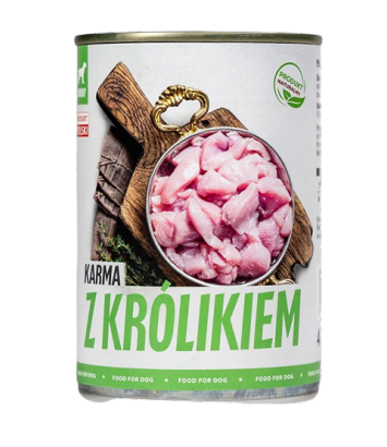 Tuf-Tuf Karma z królikiem 400g