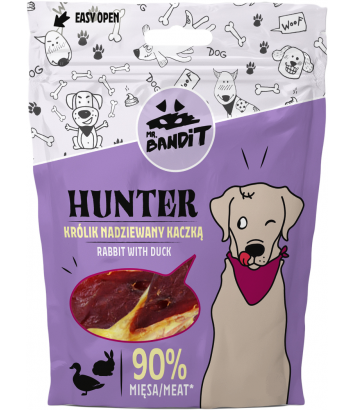 Mr. Bandit Hunter Królik nadziewany kaczką 500g