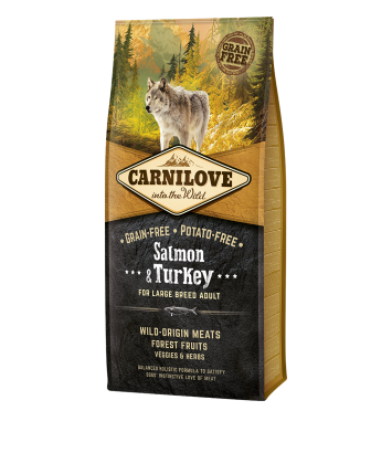 Carnilove Adult Large Salmon & Turkey - 12kg