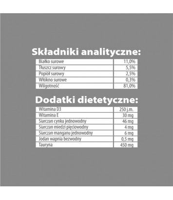 Pupil Premium Bogata w cielęcinę z sercami indyczymi 100g