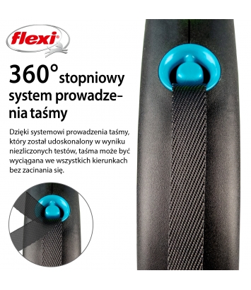 Flexi Black Design M 5m taśma