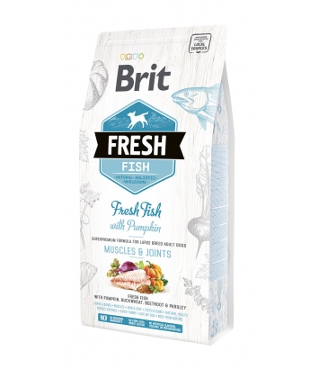 Brit Fresh Adult Large Breed Fish & Pumpkin - 2,5kg