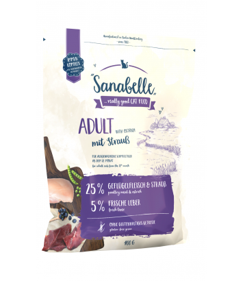 Sanabelle Adult Struś 400g