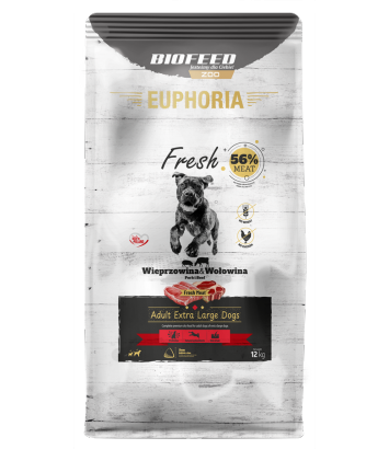 Euphoria Fresh Adult XL Wieprzowina i wołowina 12kg