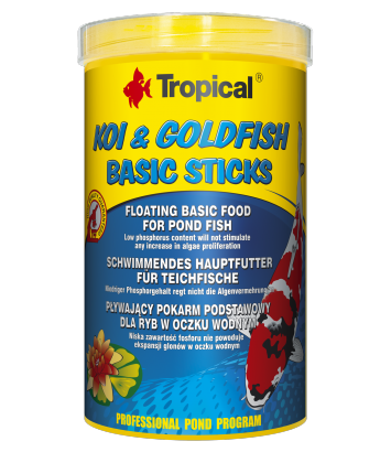 Koi & Goldfish Basic Sticks 1l worek