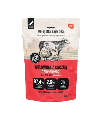 Wiejska Zagroda  Wołowina z kaczką 500g
