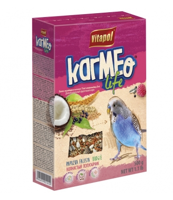 Karmeo Life Pokarm owocowy dla papugi falistej 500g