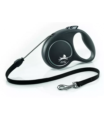 Flexi Black Design XS 3m linka