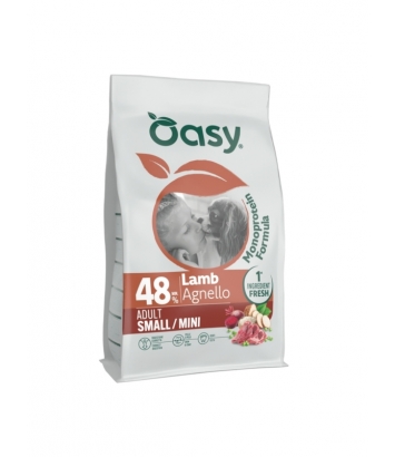 Oasy Mono 2kg AD S/Mini Jagnięcina