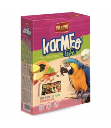 Karmeo Life Pokarm owocowo-warzywny dla papug 900g