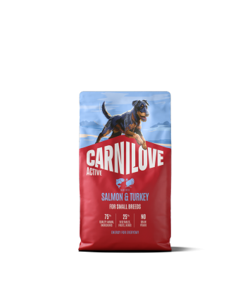 Carnilove Dog 4 kg Active Adult Small Breeds Salmon, Turkey