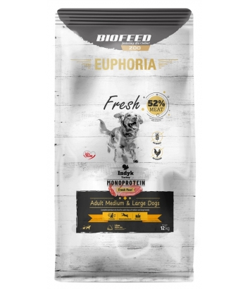 Euphoria Fresh Adult M/L Indyk 12kg