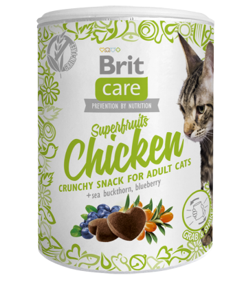 Brit Care Cat Snack Superfruits Chicken 100g