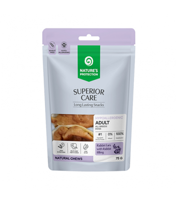 Nature's Protection Superior Care Rabbit Ears with Rabbit 75g