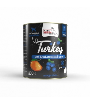 Syta Micha Indyk z jagodami i mango 800g