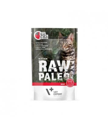 Raw Paleo Kitten Beef 100g