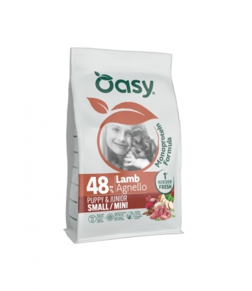 Oasy Mono 800g PUP S/Mini Jagnięcina