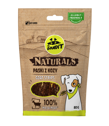 Mr. Bandit Naturals Paski z kozy 80g