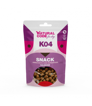 Natural Code Dog Snack K04 Łosoś 120g