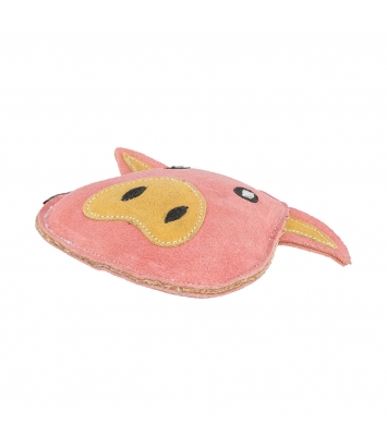 Zabawka skórzana Świnka 19cm