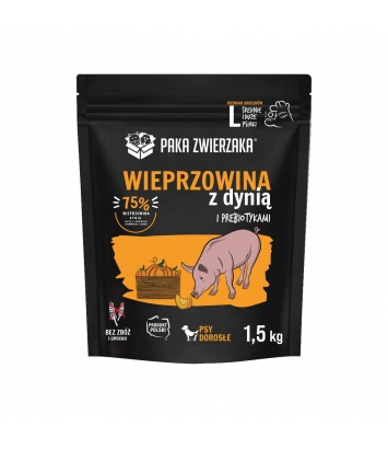 Paka Zwierzaka Wieprzowina z dynią L 1,5kg