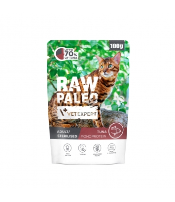 Raw Paleo Cat Adult/Sterilised Tuna 100g