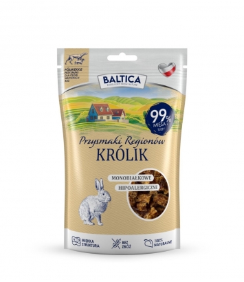Baltica Smaki Regionów Półmiękkie przysmaki z królika 80g