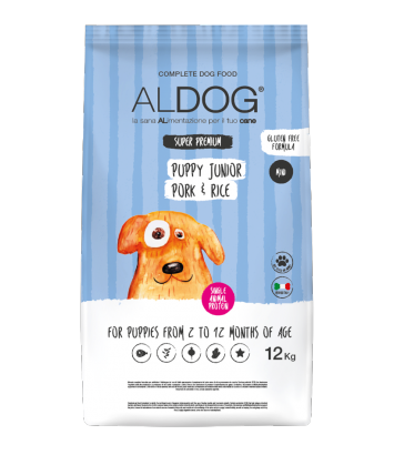 Aldog Puppy Junior Mini Pork & Rice 12kg