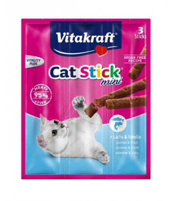 Vitakraft Cat-Stick Mini - Łosoś & Pstrąg