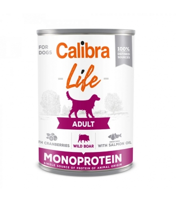 Calibra Dog Life Adult Wild boar 400g