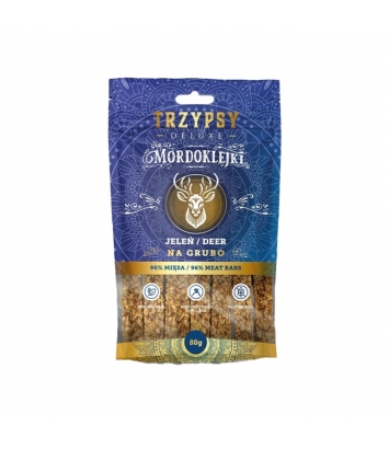 Mordoklejki na grubo Jeleń 80g