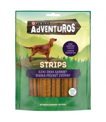 Purina Adventuros Strips sarnina 90g