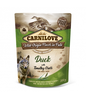 Carnilove Dog Duck & Timothy grass 300g