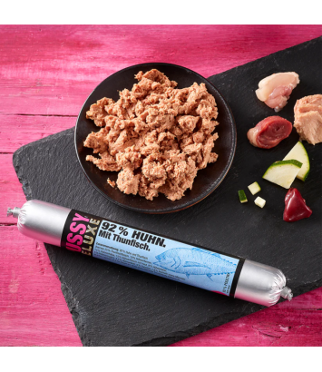 Pussy Deluxe 92% Chicken with tuna 100g