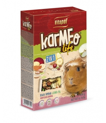 Karma Karmeo dla świnki morskiej warzywno-owocowa 340g