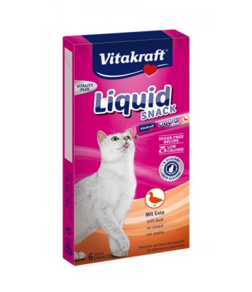 Vitakraft Cat Liquid Snack - kaczka