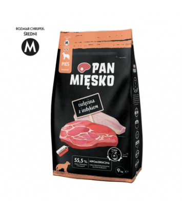 Pan Mięsko Cielęcina z indykiem M 9kg