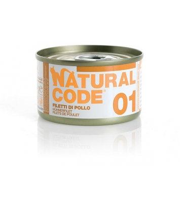 Natural Code Cat 01 Chicken Fillets 85g