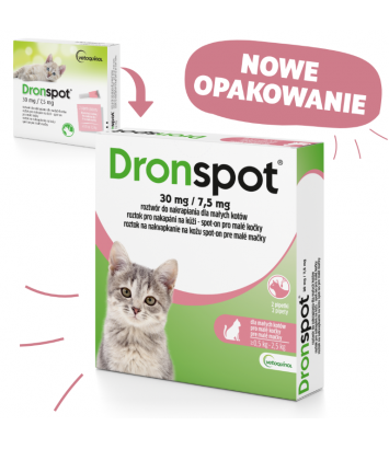 Dronspot 30mg (krople dla kotów do 2,5kg)