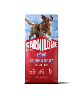 Carnilove Dog 12 kg Active Adult Salomn, Turkey