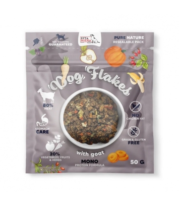 Syta Micha Dog flakes with goat 50g