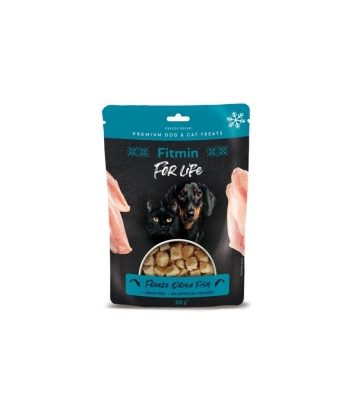 Fitmin For Life Dog & Cat Freeze Dried Fish 30g