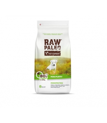 Raw Paleo Ultra Puppy Mini Turkey 8kg