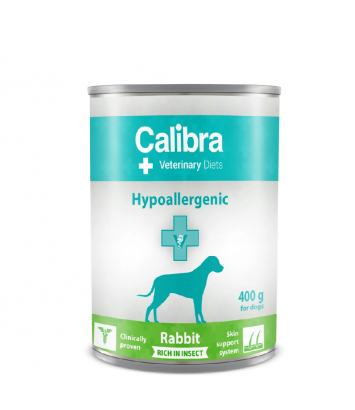 Calibra Dog Veterinary Diet Hypoallergenic Rabbit & Insect 400g